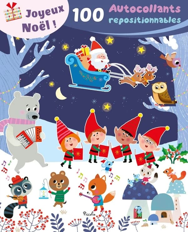 Joyeux Noël ! : 100 autocollants repositionnables