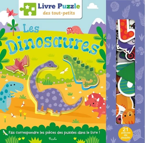 Les dinosaures : 21 pièces de puzzle