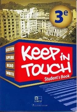 Keep in touch : english ; 3e ; student's book (édition 2010)