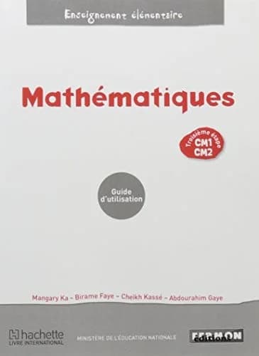 Mathématiques Sénégal CM1