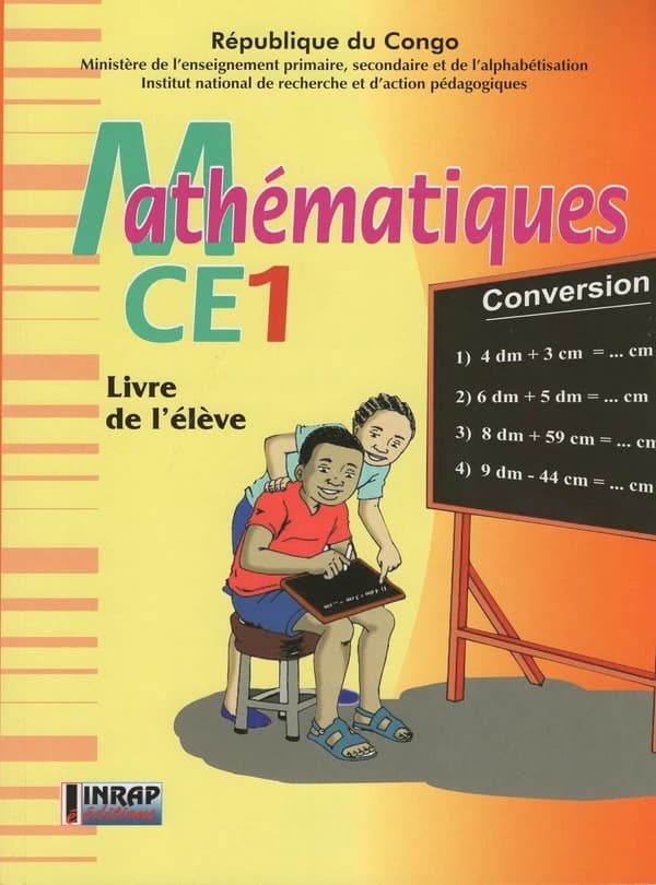 Mathématiques ; CE1 ; livre de l'élève ; République du Congo