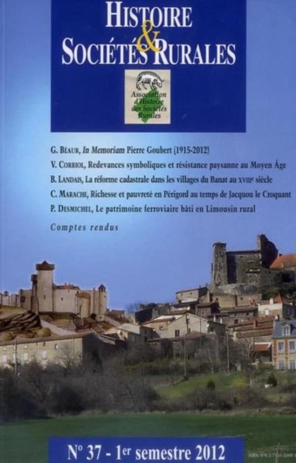 REVUE HISTOIRE ET SOCIETES RURALES n.37