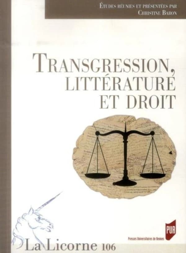 Transgression, littérature et droit