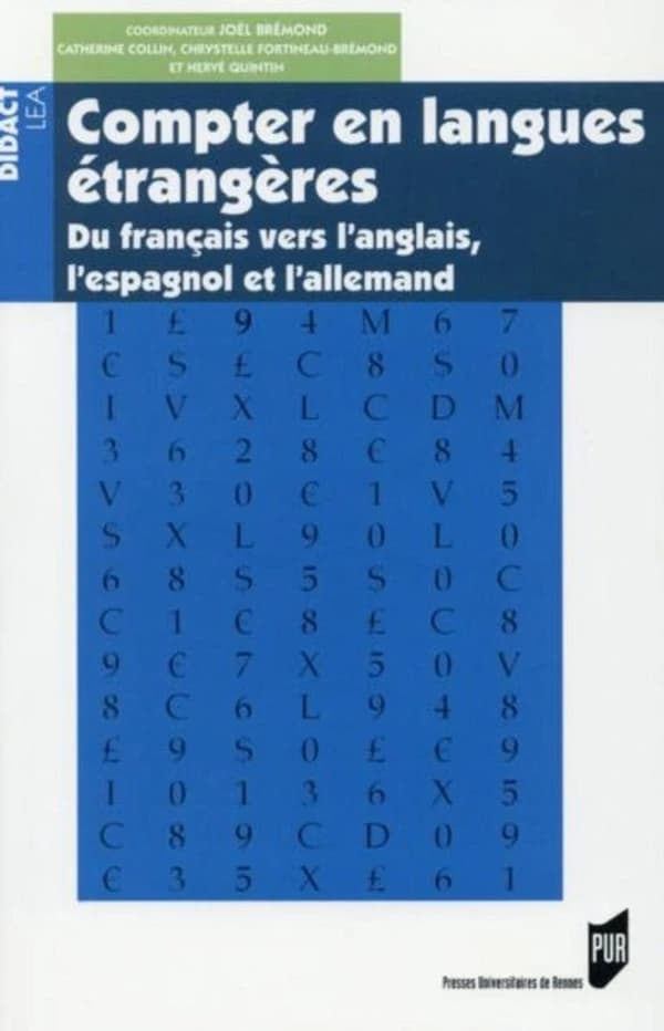 Compter en langues étrangères : du français vers l'anglais, l'espagnol et l'allemand