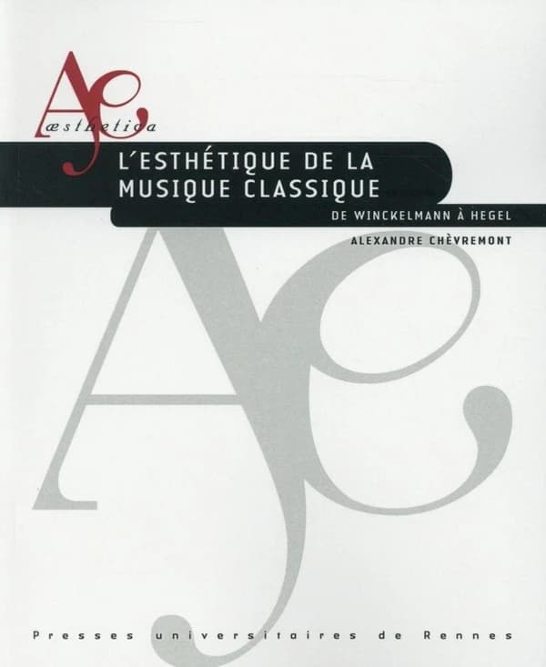 L'esthétique de la musique classique : de Winckelmann à Hegel