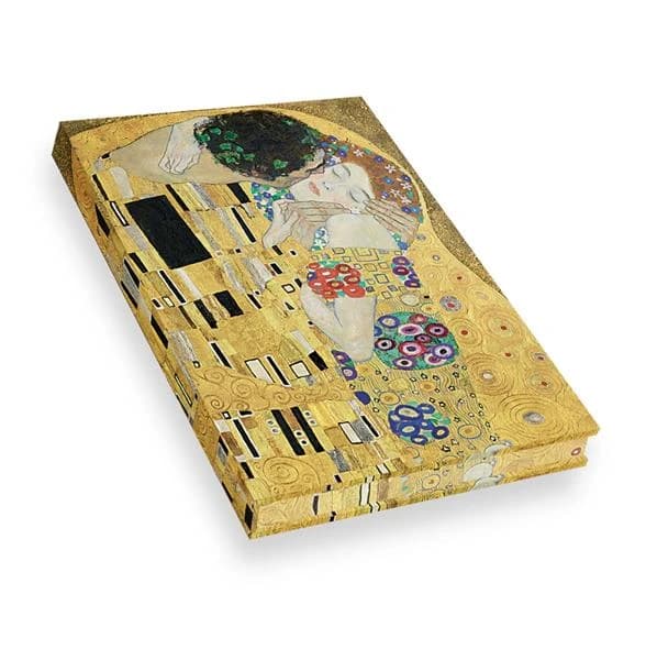 Carnet Hazan pleine toile Klimt : Le baiser
