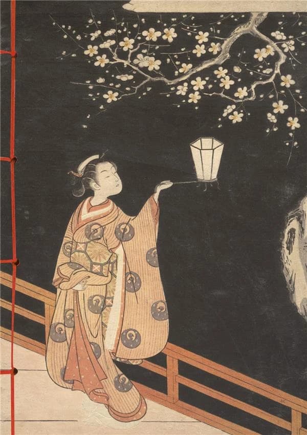 Prunier dans l'estampe japonaise