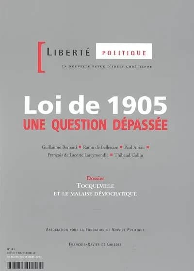 Liberté politique Tome 31 : octobre