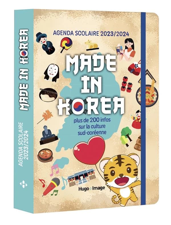 Agenda scolaire : made in Korea ; plus de 200 infos sur la culture sud-coréenne (édition 2023