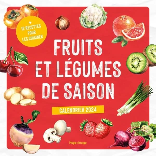 Calendrier mural Fruits et légumes de saison