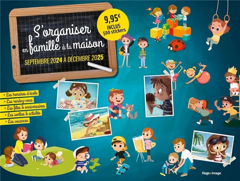 Calendrier s'organiser en famille (édition 2024