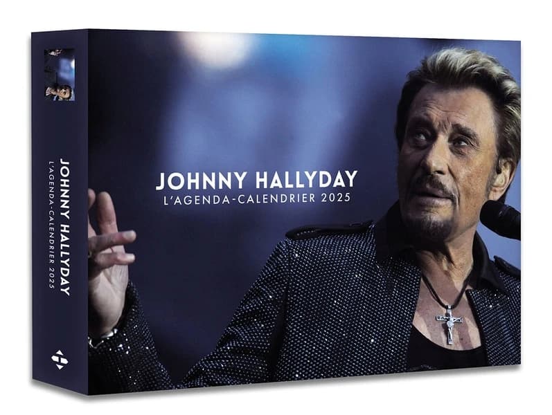 Agenda-calendrier : Johnny Hallyday (édition 2025)
