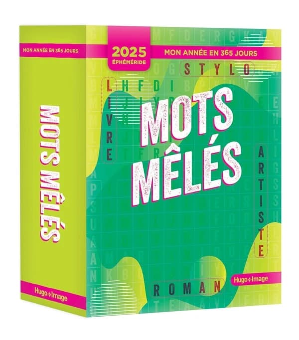 Mon année en 365 jours : Mots mêlés (édition 2025)