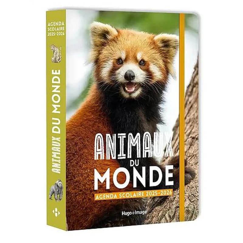 Agenda scolaire : Animaux du monde (édition 2025