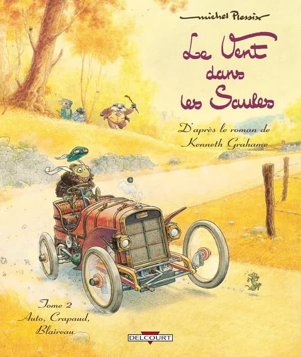 Auto, crapaud, blaireau