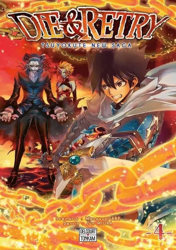 Die & retry : tsuyokute new saga. 4