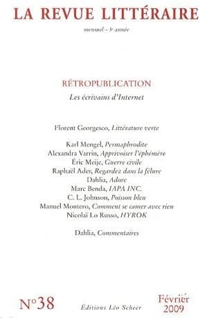 Rétropublication : les écrivains d'Internet