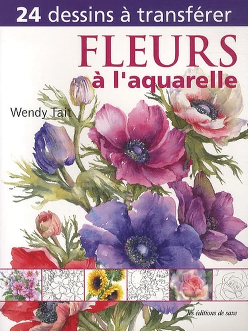 Fleurs à l'aquarelle