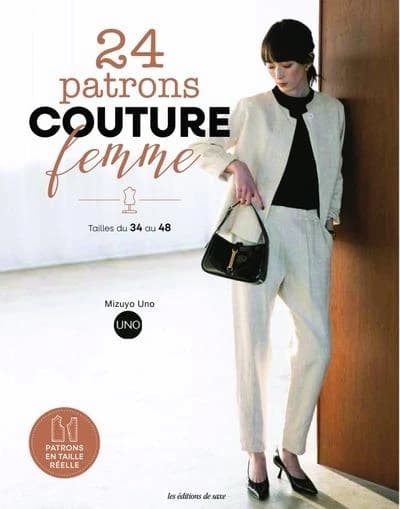 24 patrons couture femme : tailles du 34 au 48