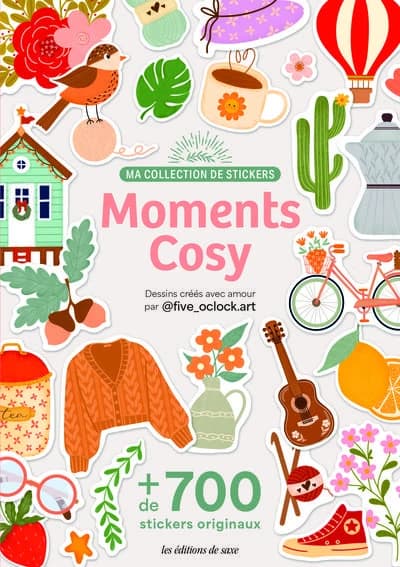 Ma collection de stickers : moments cosy : Dessins créés avec amour par @five_oclock.art
