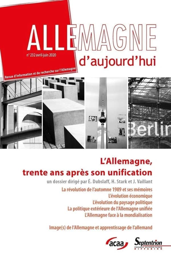 Allemagne d'aujourd'hui, n° 232