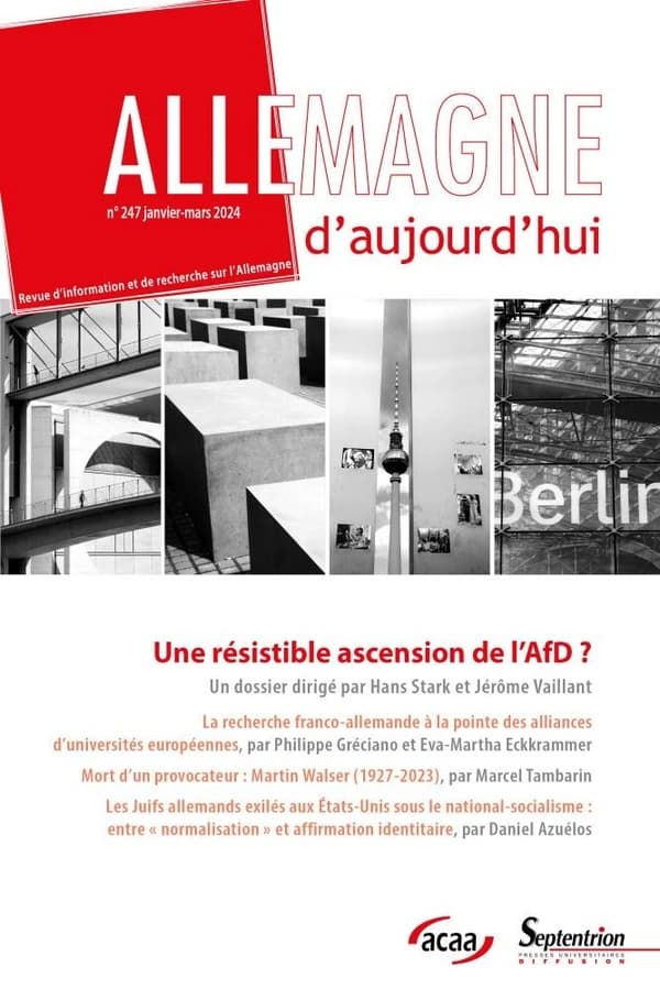 Allemagne d'aujourd'hui n.247 : Une résistible ascension de l'AfD ?