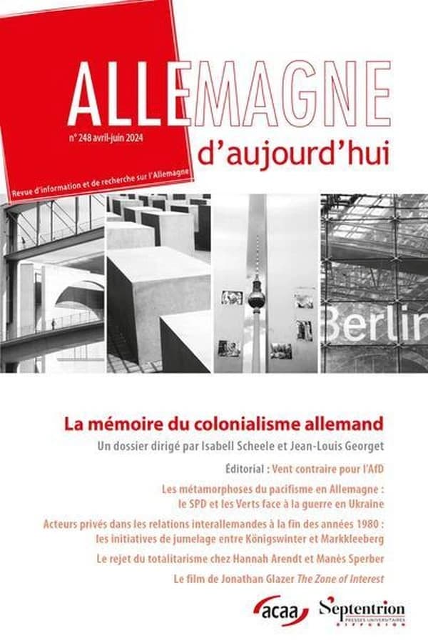 Allemagne d'aujourd'hui n.248 : La mémoire du colonialisme allemand