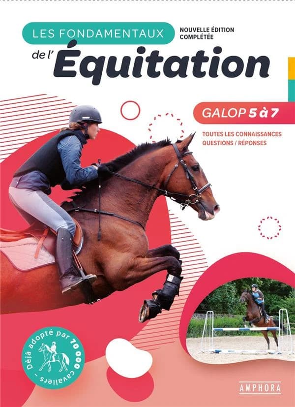 Les fondamentaux de l'équitation : galops 5 à 7 : toutes les connaissances, questions-réponses, tableaux d'évaluation (Nouvelle éd. complétée) Catherine Ancelet