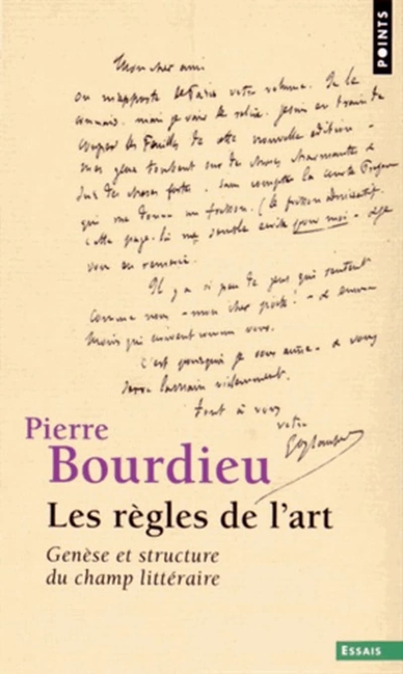 Les règles de l'art : genèse et structure du champ littéraire