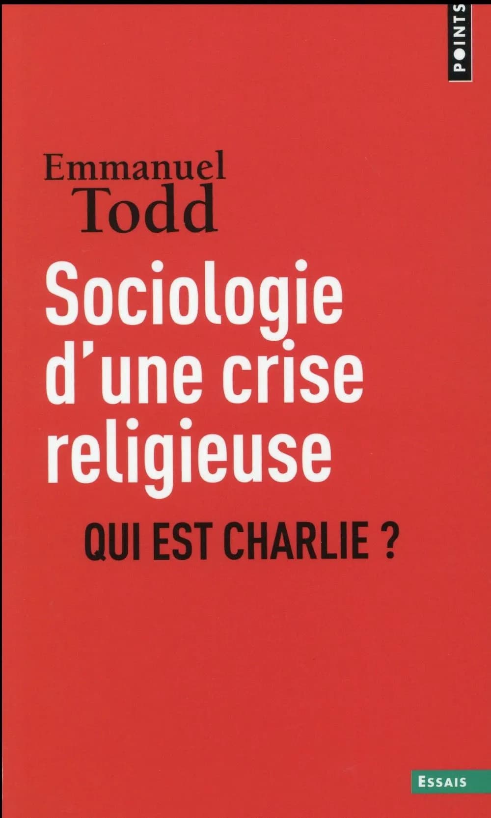 Sociologie d'une crise religieuse : qui est Charlie ?