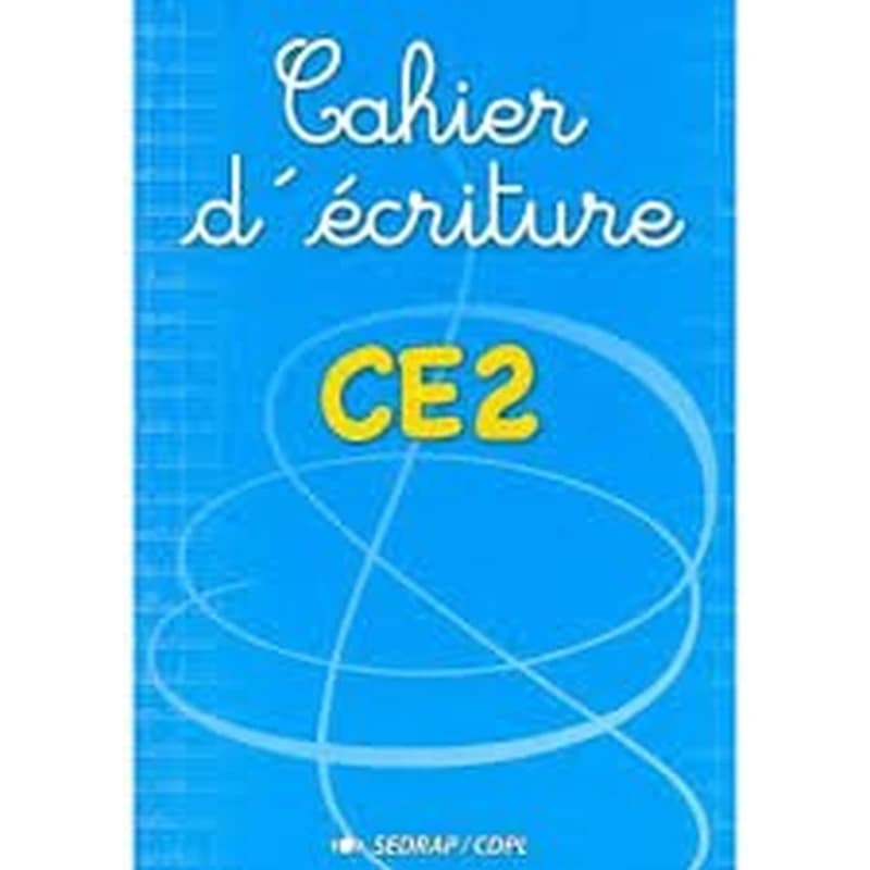 Cahier d'écriture  CE2