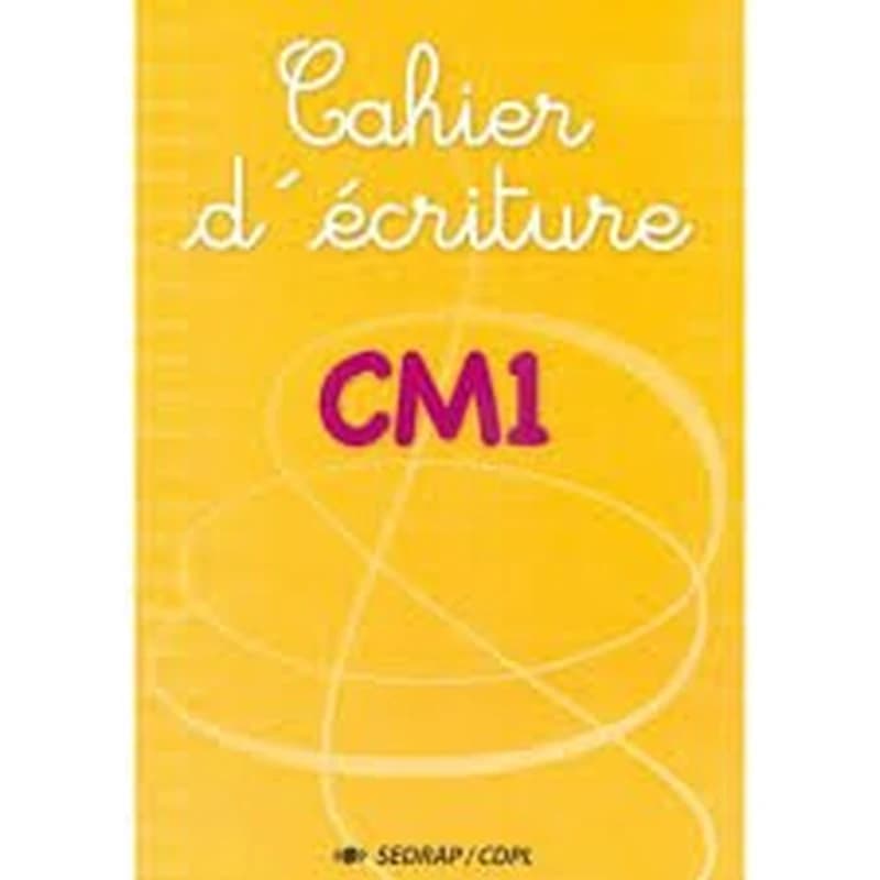 Cahier d'écriture  CM1