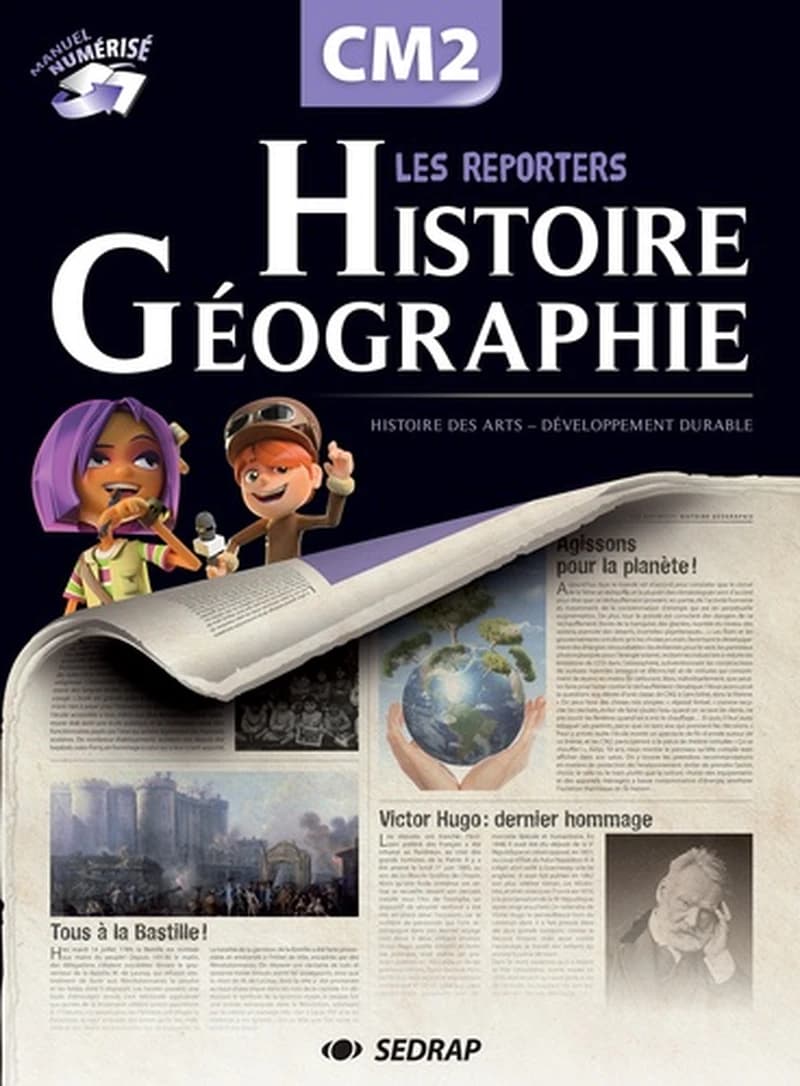 Les reporters histoire géographie, CM2 : histoire des arts, développement durable