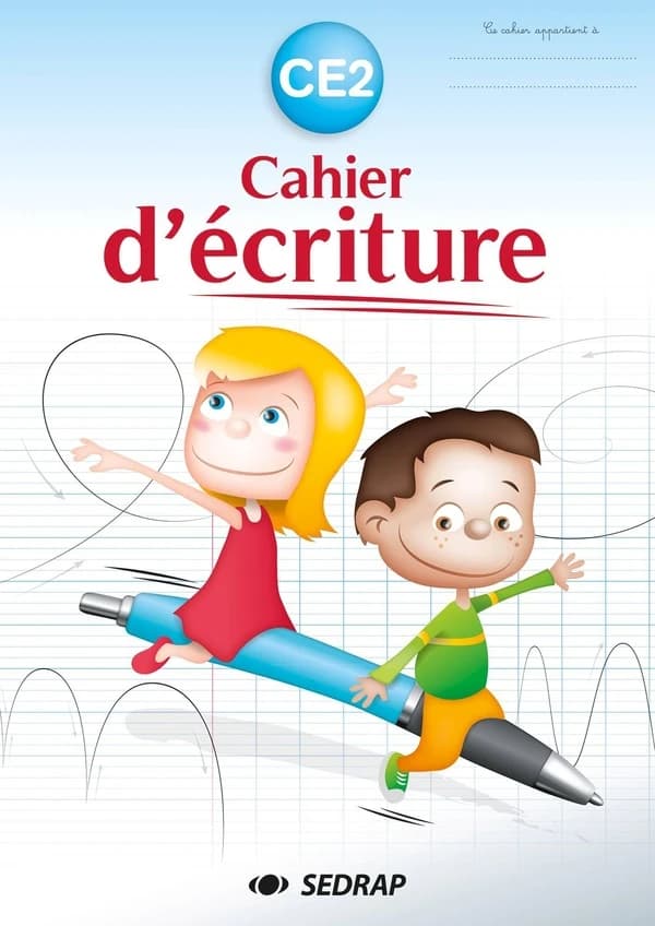 Cahier d'écriture : CE2
