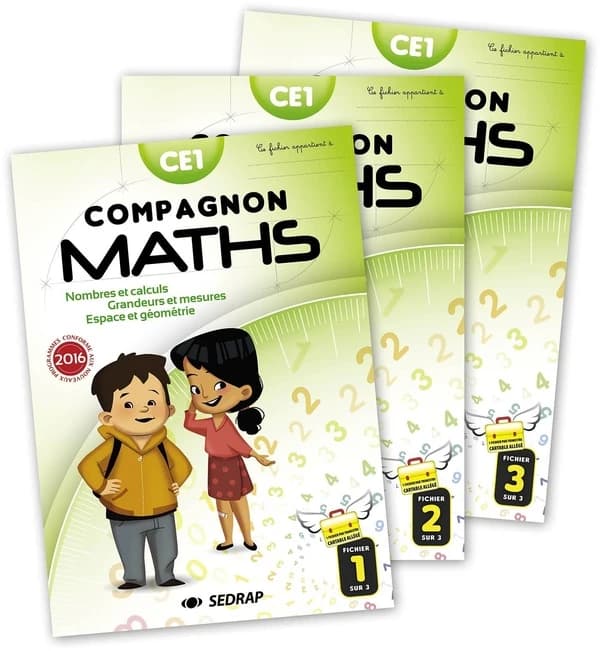 COMPAGNON MATHS : CE1 lot de 20 manuels + interactif