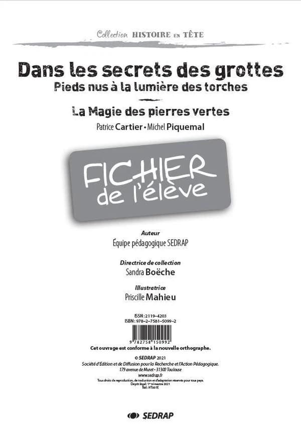 DANS LES SECRETS DES GROTTES