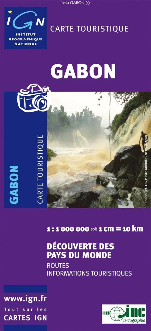 Gabon : carte touristique