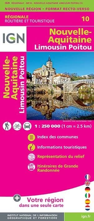 Nouvelle-Aquitaine : Limousin, Poitou (Éd. 1) Institut national de l'information géographique et forestière