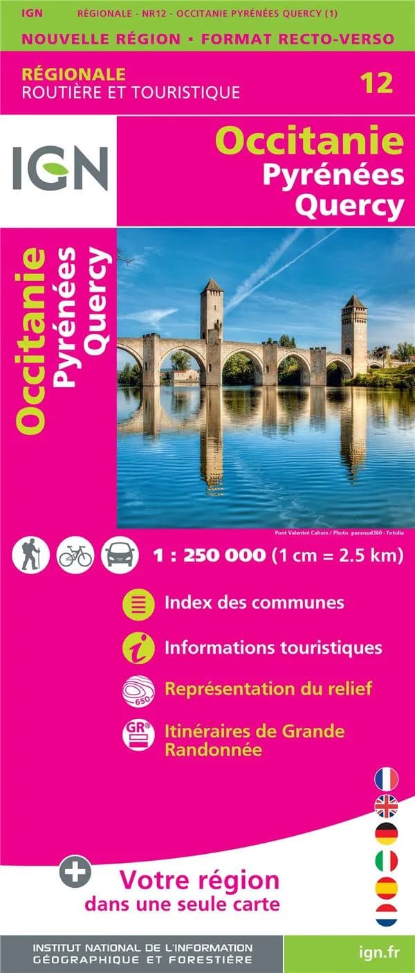 Occitanie : Pyrénées, Quercy (Éd. 1) Institut national de l'information géographique et forestière