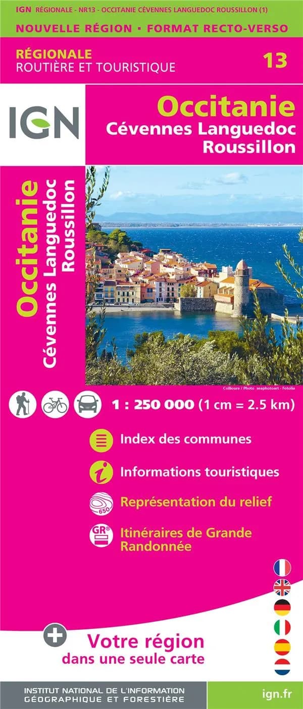 Occitanie : Cévennes, Languedoc, Roussillon (Éd. 1) Institut national de l'information géographique et forestière