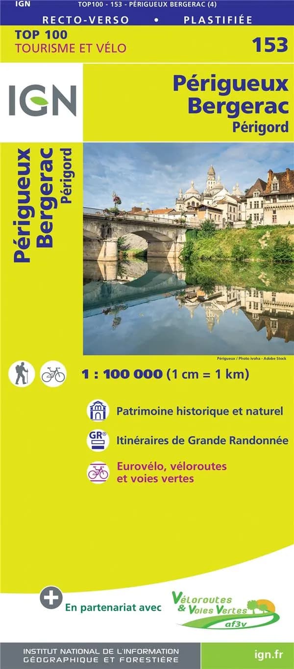 Périgueux - Bergerac : Périgord (Éd. 4) Institut national de l'information géographique et forestière