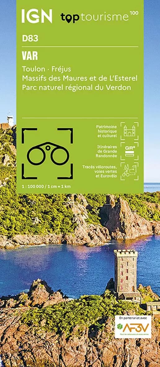 Var : Toulon, Fréjus, massifs des Maures et de l'Esterel, Parc naturel régional du Verdon (Éd. 1) réalisé et édité par l'Institut national de l'information géographique et forestière