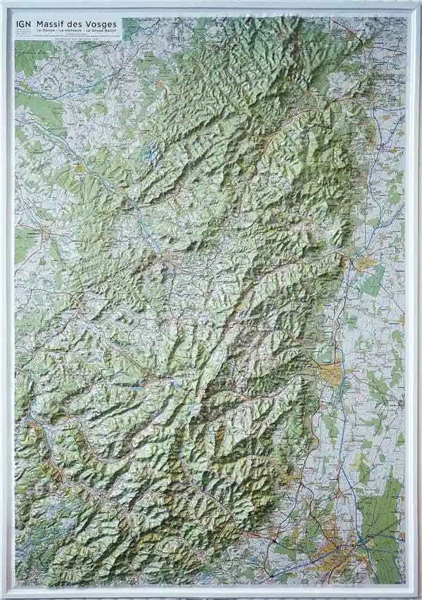 Massif des Vosges : le Donon, le Hohneck, le Grand Ballon (2e édition) Institut national de l'information géographique et forestière