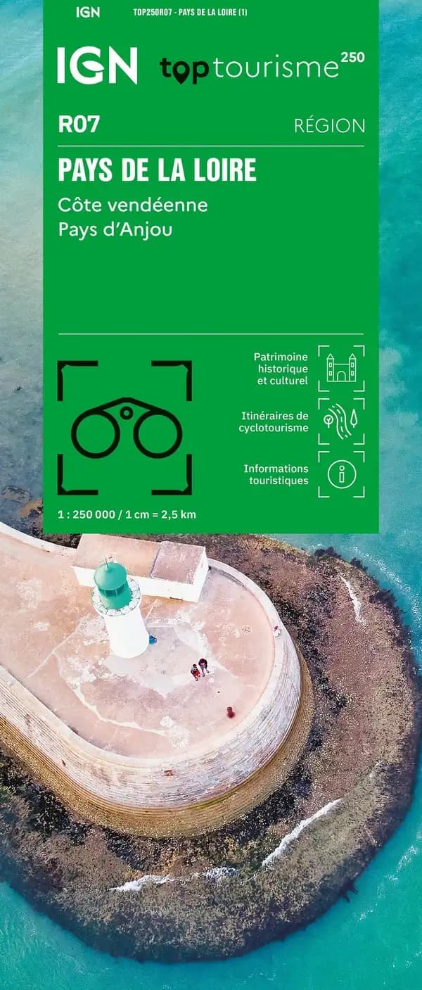 Pays-de-la-Loire : Côte vendéenne, pays d'Anjou (1re édition) Institut national de l'information géographique et forestière