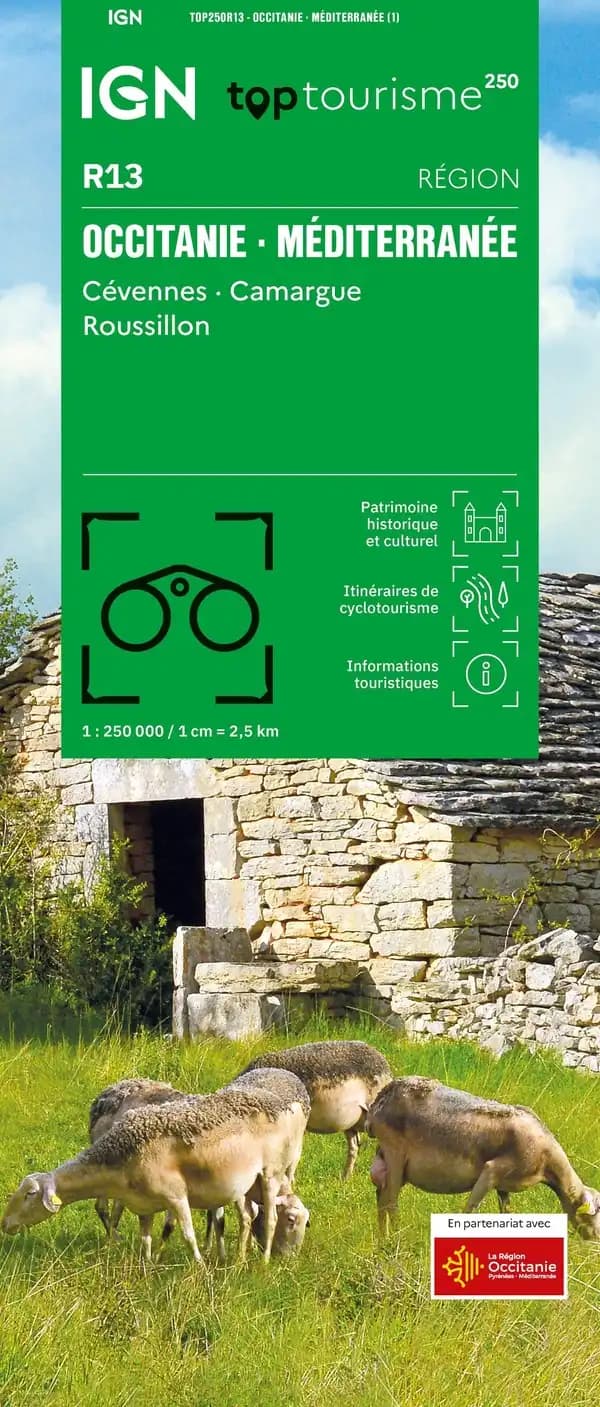 Occitanie - Méditerranée : Cévennes, Camargue, Roussillon (1re édition) Institut national de l'information géographique et forestière