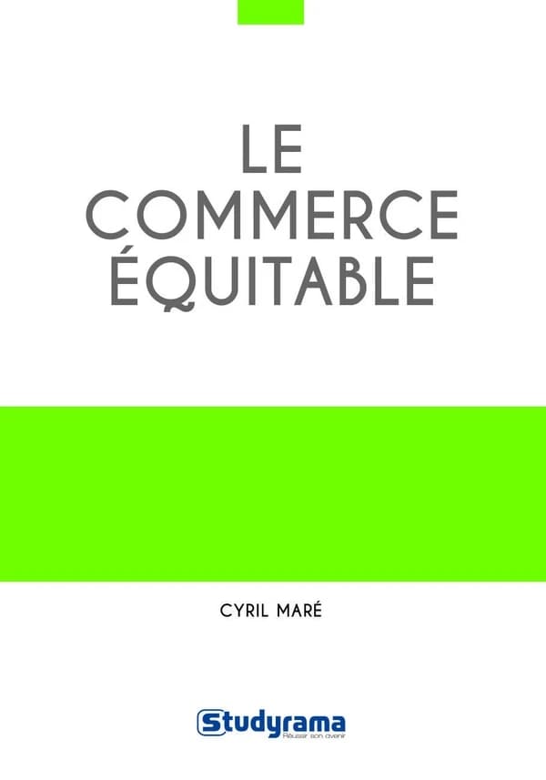 Le commerce équitable : un mouvement éthique-table ?