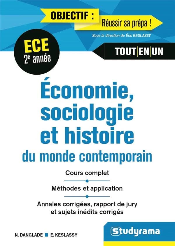 Économie, sociologie et histoire du monde contemporain : deuxième année (Nouvelle éd.) Nicolas Danglade, Éric Keslassy