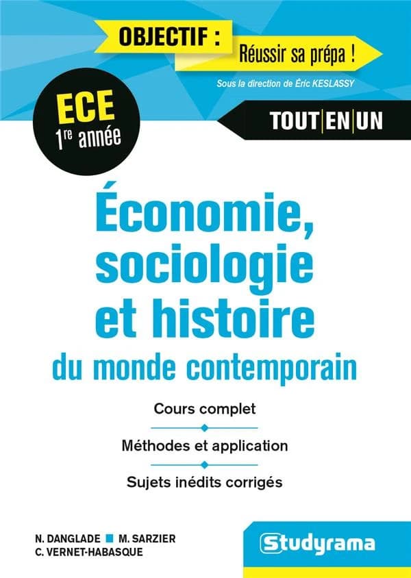 Économie, sociologie et histoire du monde contemporain : première année