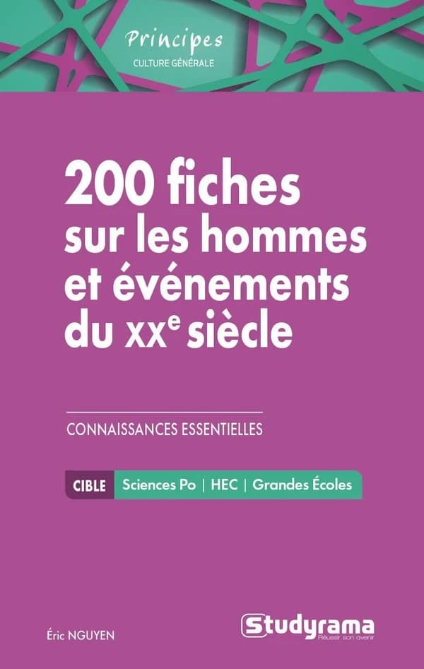 200 fiches sur les hommes et événements du XXe siècle