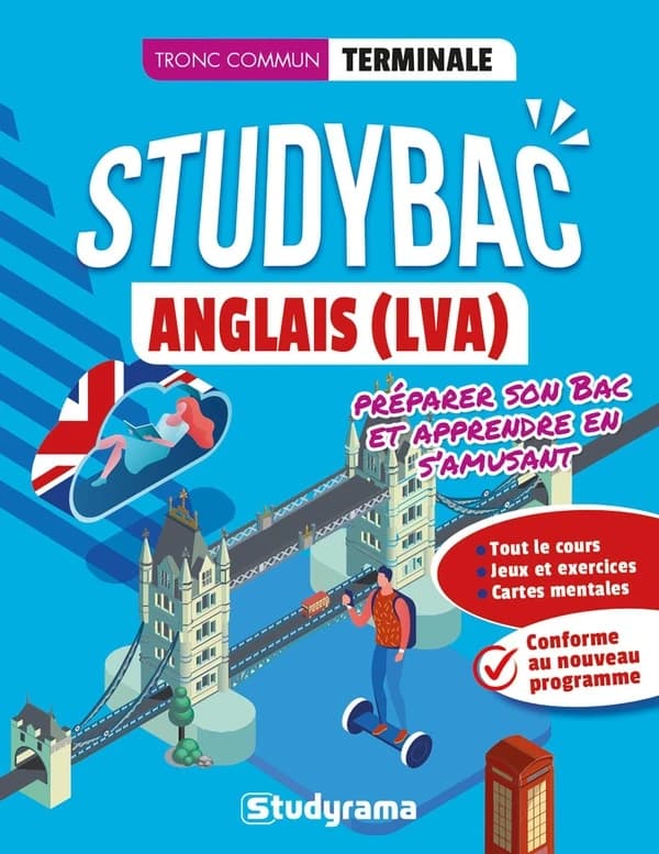 Studybac : anglais (LVA) ; terminale
